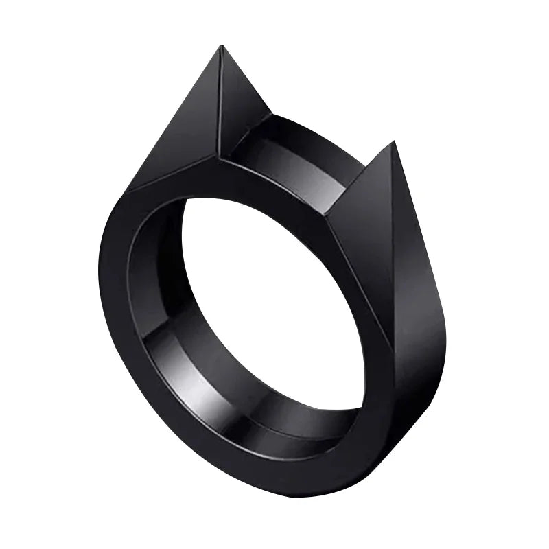NEW Outdoor Survival Self-Defense Ring Portable Men's Women Finger Weapon Emergency Broken Glass Punk Hiking Camping Protector