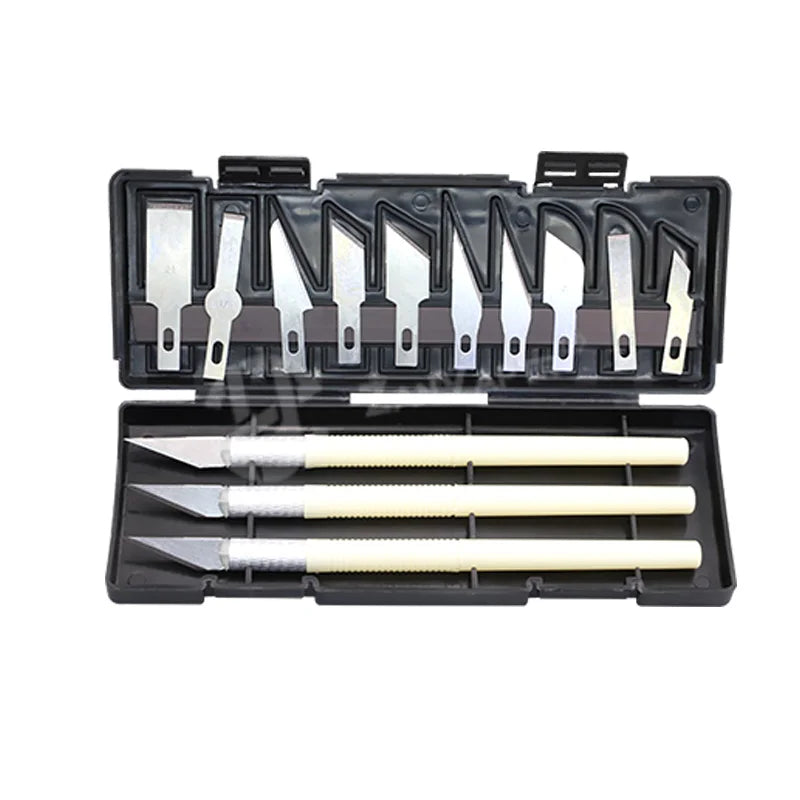 3D Model Grinding Tool Deburring Engraving Knife Kit Carving Tool DIY File Cutter Scraper Trimming Tool 3D Printer Parts