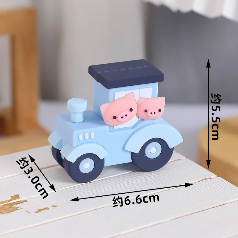 Farm Critters Cake Topper Yaks Ponies Sheep Piglets Chickens Farm Greenhouse Wooden House Boy Girl One Birthday Cake Decorations