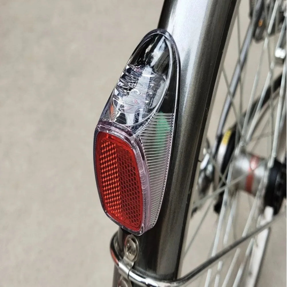 New Bicycle Taillight Solar Energy Cycling Rear Light Road Mountain Bike Solar Energy Tail Light Night Cycling Safety Red Lamp