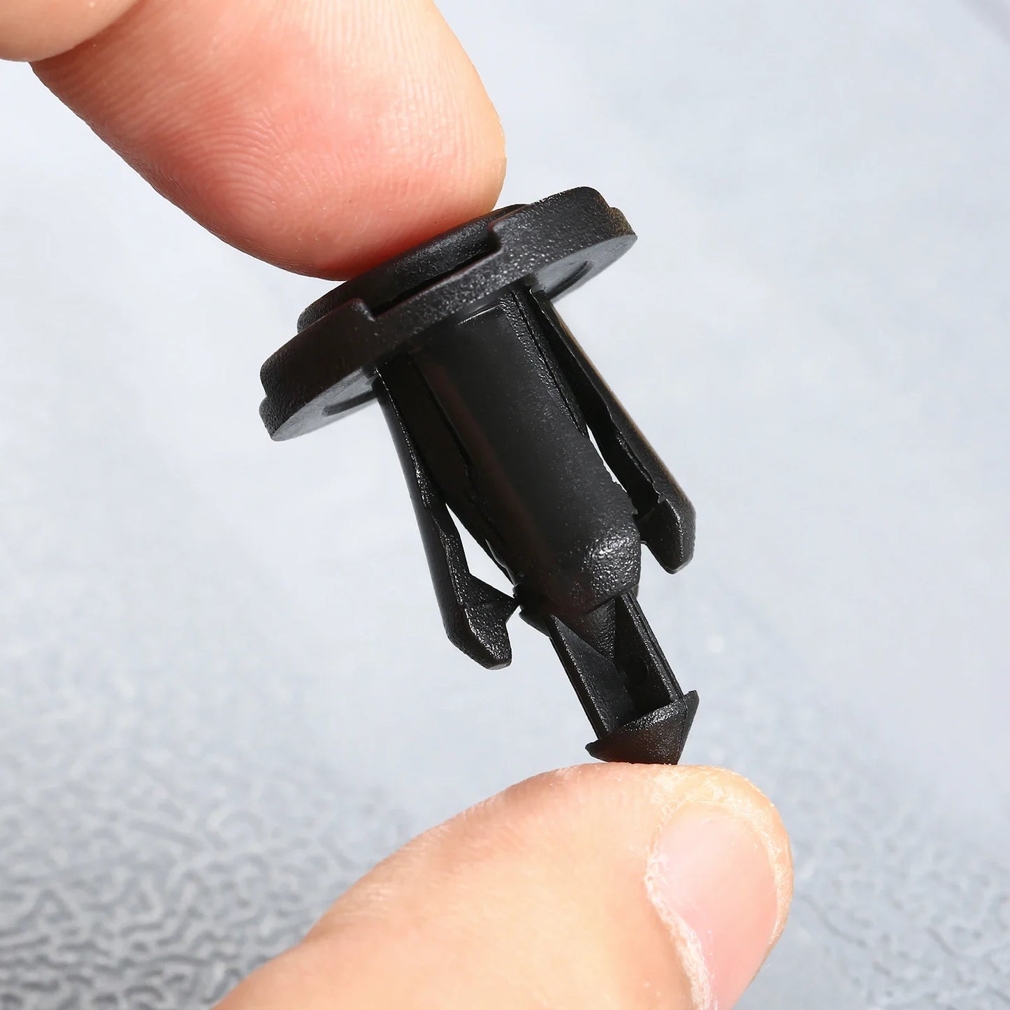 50Pcs Car Fastener Black Nylon Push-Type Engine Cover Car Rivet Clips Fits for Subaru Impreza Forester 909140007 10mm Hole