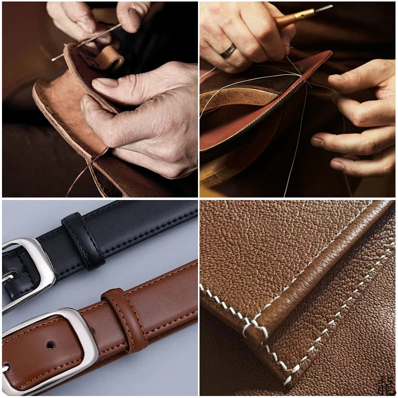 Leather Craft DIY Project 150D Leather Sewing Polyester Flat Wax String Diameter 0.8mm 30 Meter
