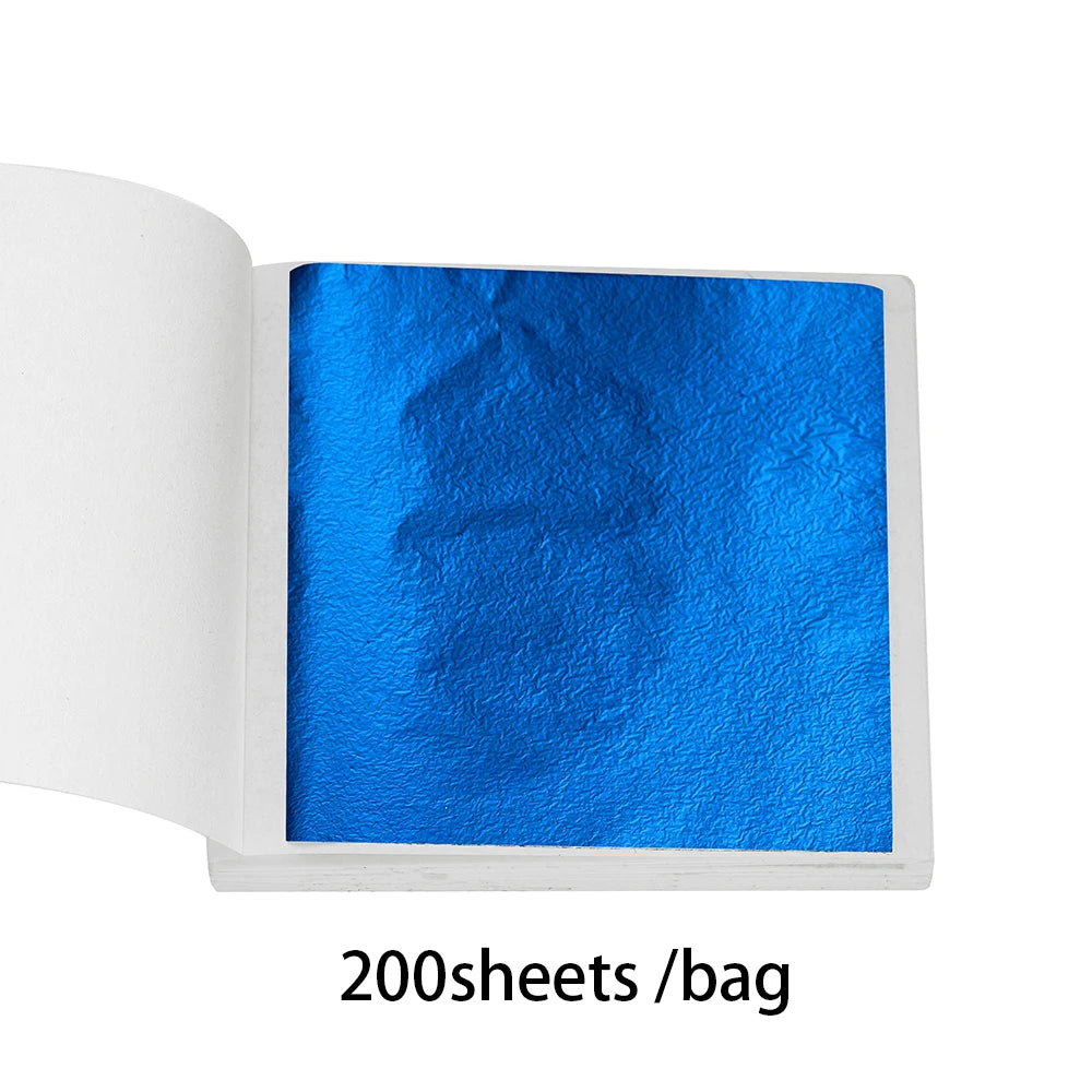 100-200sheets Imitation Gold Foil Paper Leaf Gilding DIY Epoxy Resin Mold Jewelry Making Filling Decorate Resin Crafts Tool