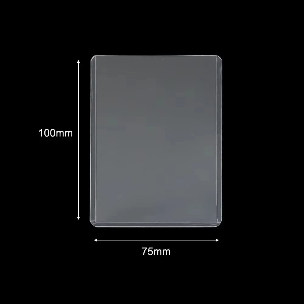 1/25/50 transparent Korean Kpop card sleeves with protective film, transparent card sleeves for idol photos, game card sleeves