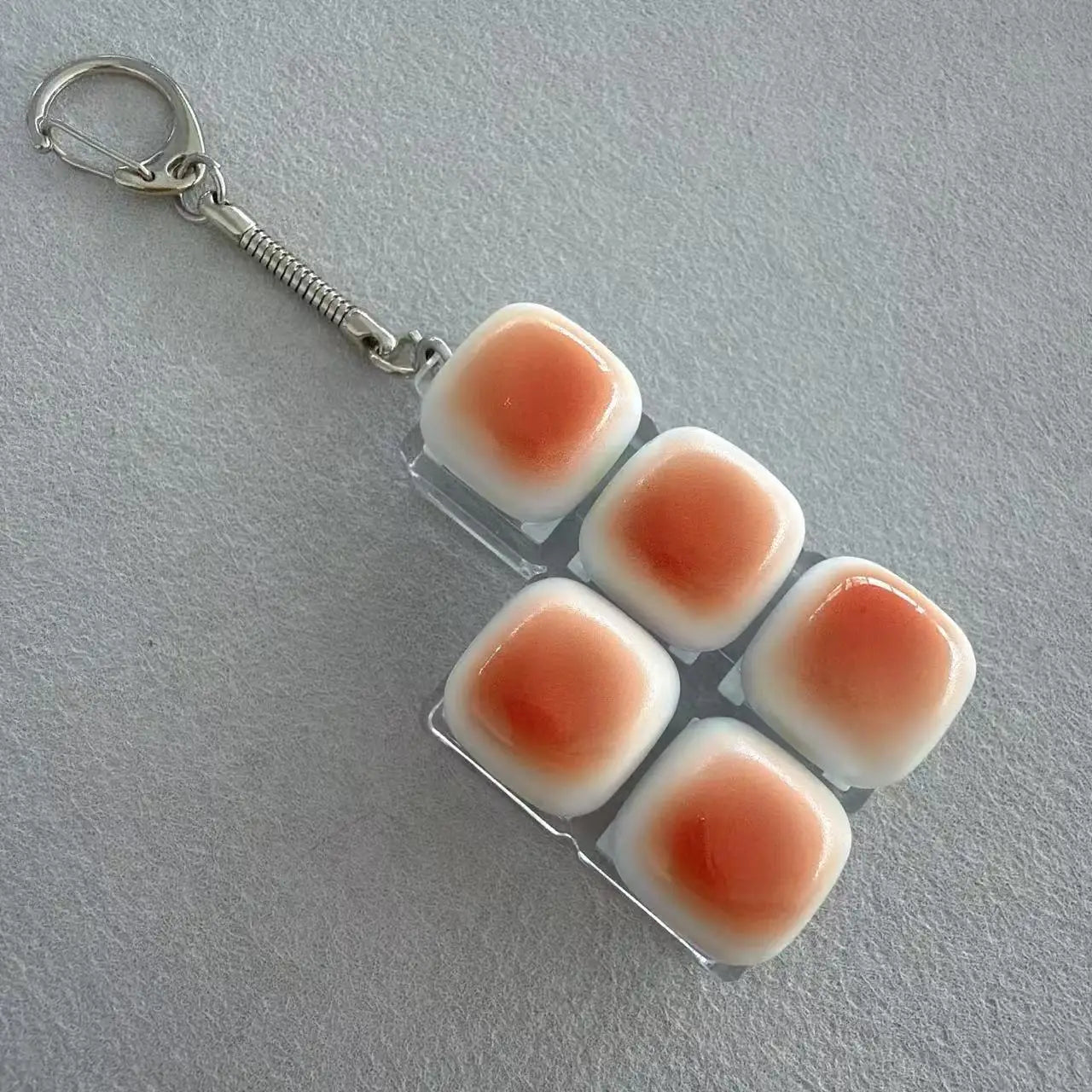 Bread Keycap Stress Relief shine Clicker Keychain Mechanical Keyboard Button Decompress Fingertip Keyring fidget toy sensory toy