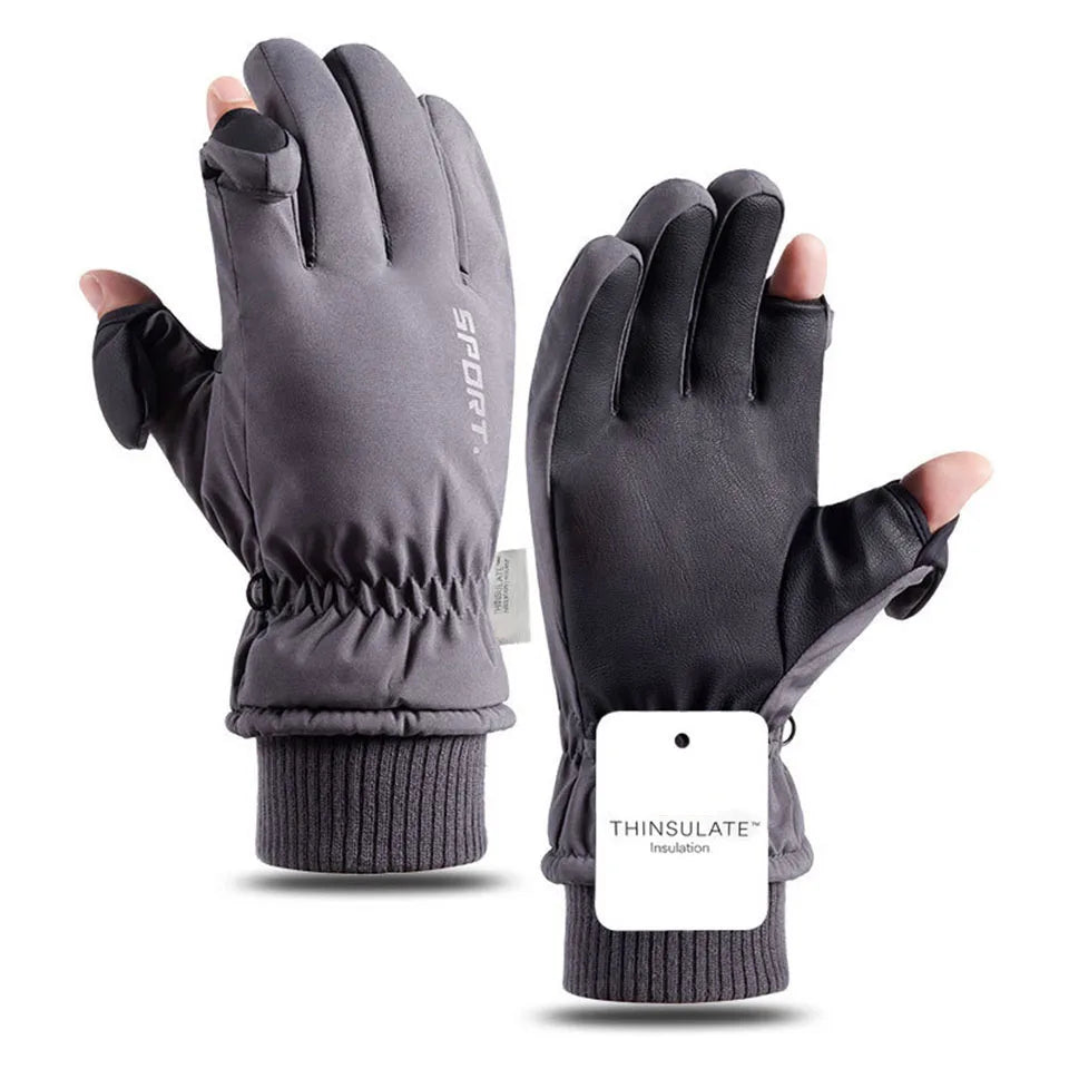 GTUBIKE Waterproof Men’s Women’s Winter Cycling Gloves Thermal Touchscreen Ski Gloves for Running Outdoor Sports Gloves