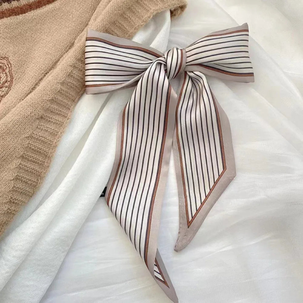 1/4pcs Silk Feel Skinny Silk Scarf Foulard Ribbon Scarves Hair Accessories HairBand Headscarves Bag Wrist Bandana Women Spring