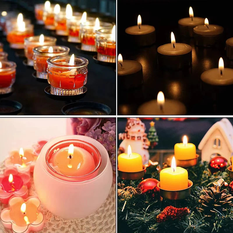 240PCS Candle Wick Stickers Heat Resistance Double-Sided Stickers Adhere Steady in Hot Wax Wick Sticker