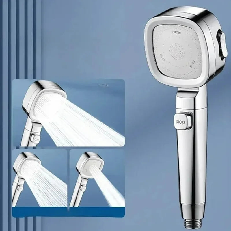 Shower booster showerhead strong pressure shower head bathroom water heater shower head rain shower bully home shower set