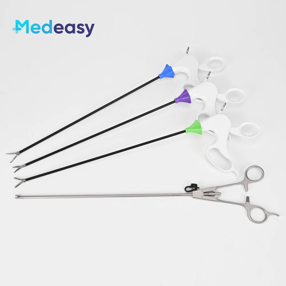 Laparoscopic Simulation Trainer Tools Laparoscopy Training Instruments Forceps Grasper/Dissector/Scissors Curved/Needle Driver