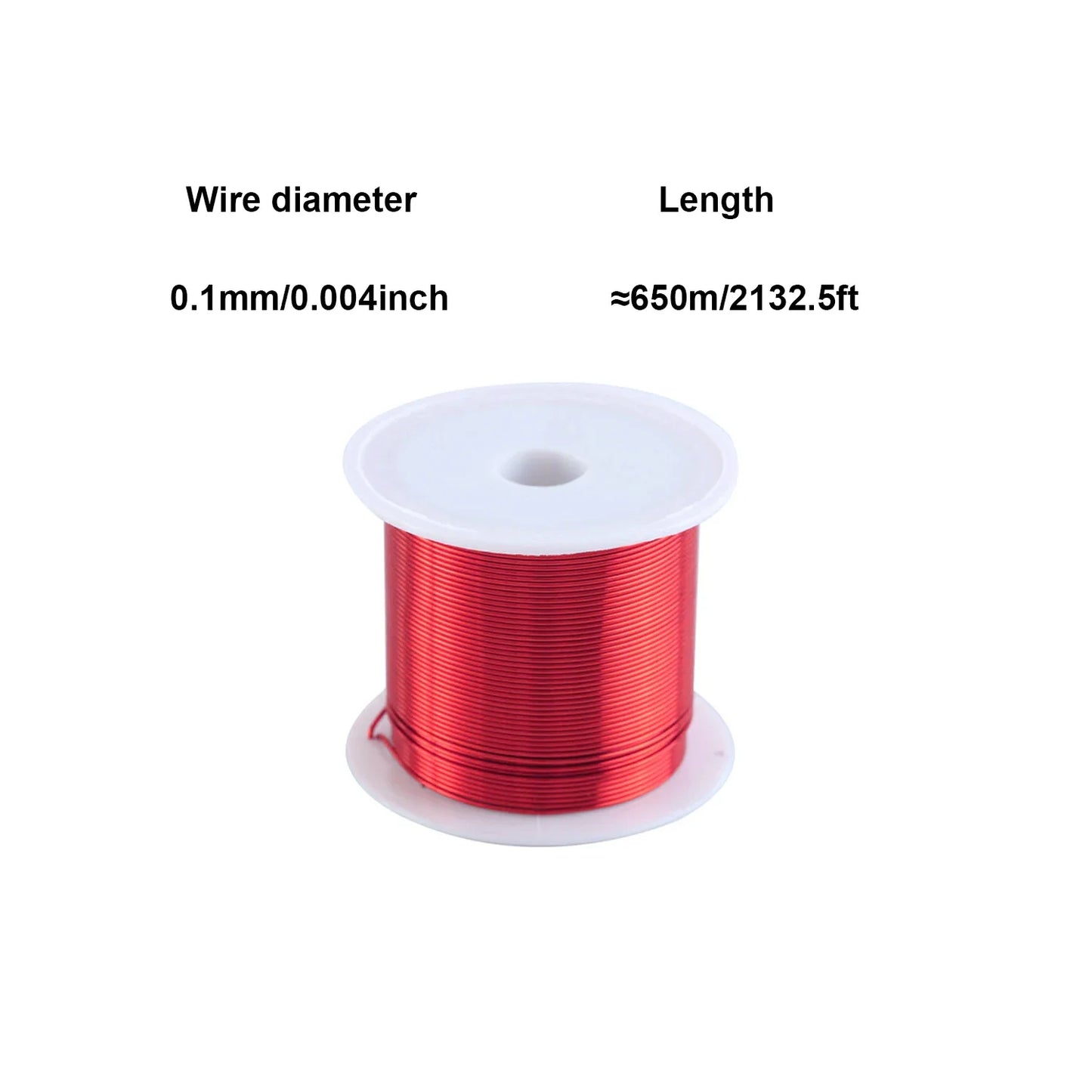 1-5 Rolls Fine Enameled Coppers Wire 0.1-1.0mm, Red Magnet Wire for Precision Coils, Jewelry Beads, DIY Electronics