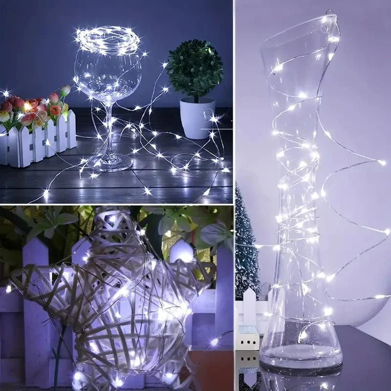 30 Packs Fairy Tale Lamp Battery Operated String Light 20 LED Mini String Light Waterproof For Wedding Party DIY Bedroom Decor
