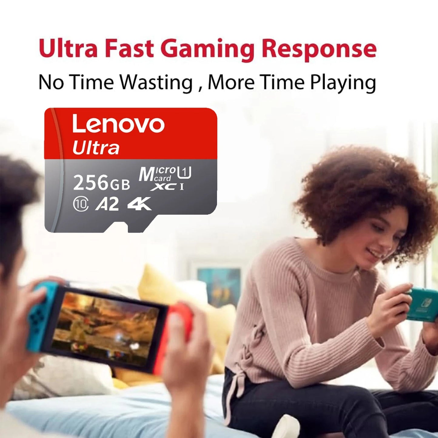 Lenovo Hot Sale Memory Card Class10 High Capacity U3 V30 Micro SD Card Multiple Sizes For Computer/Monitoring/Phone/Camera
