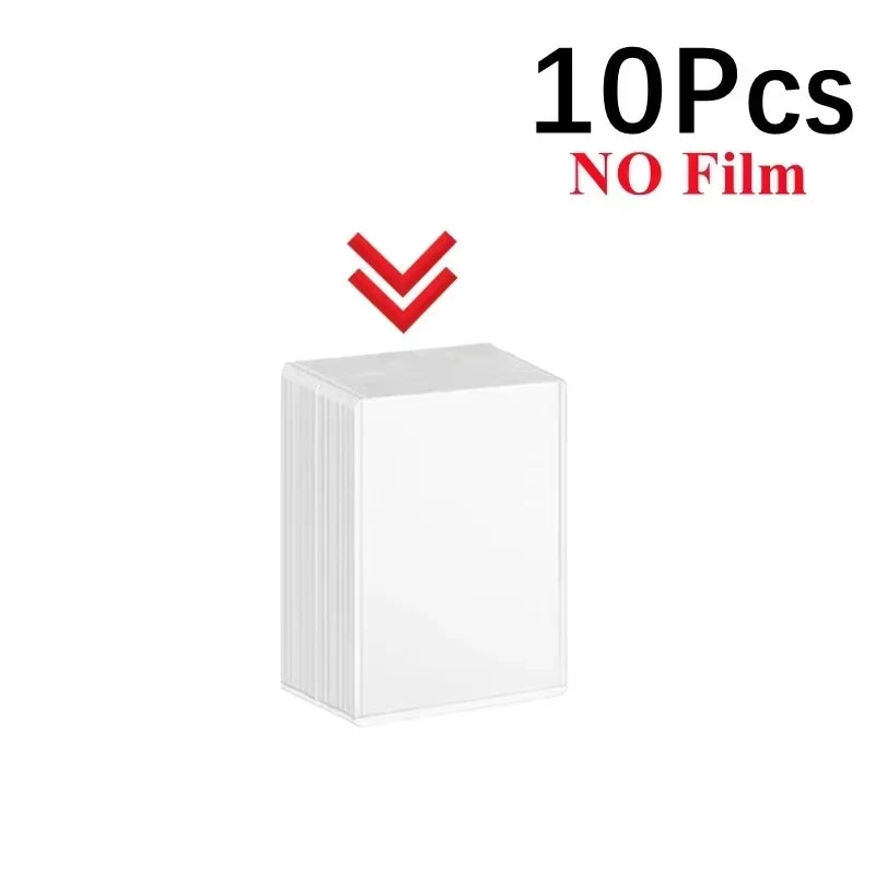 1/25/50 transparent Korean Kpop card sleeves with protective film, transparent card sleeves for idol photos, game card sleeves