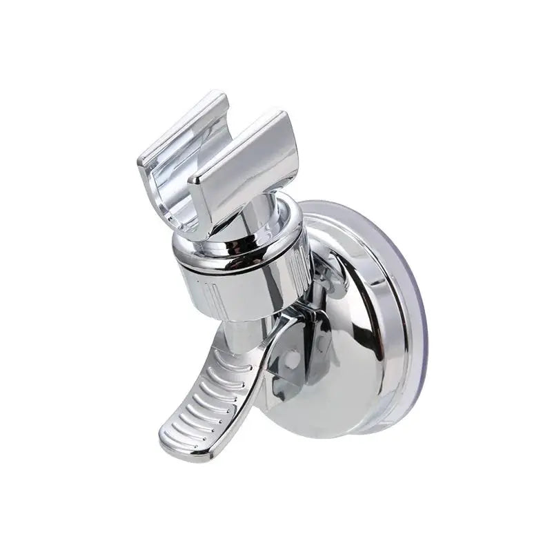 Adjustable Shower Rack Strong Vacuum Suction Cup Handheld Shower Head Wall Mount Holder Rotating Bathroom Shower Base