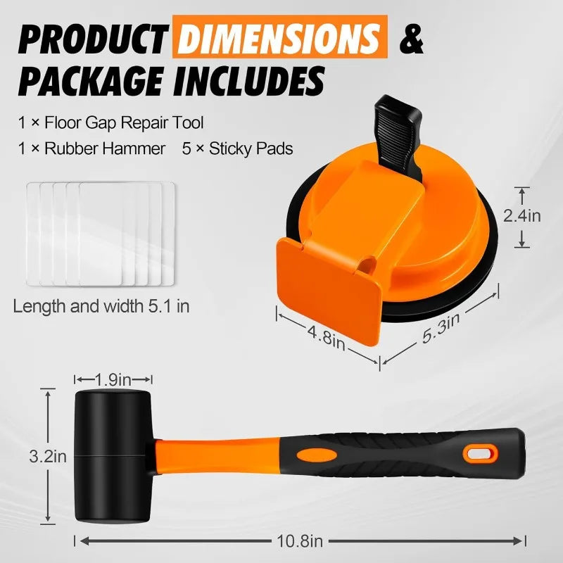 JUSTINLAU Wooden Floor Installation Tools  Rubber Hammers  Ceramic Tile Joint Special Tools  Floor Installation Tools hand tool