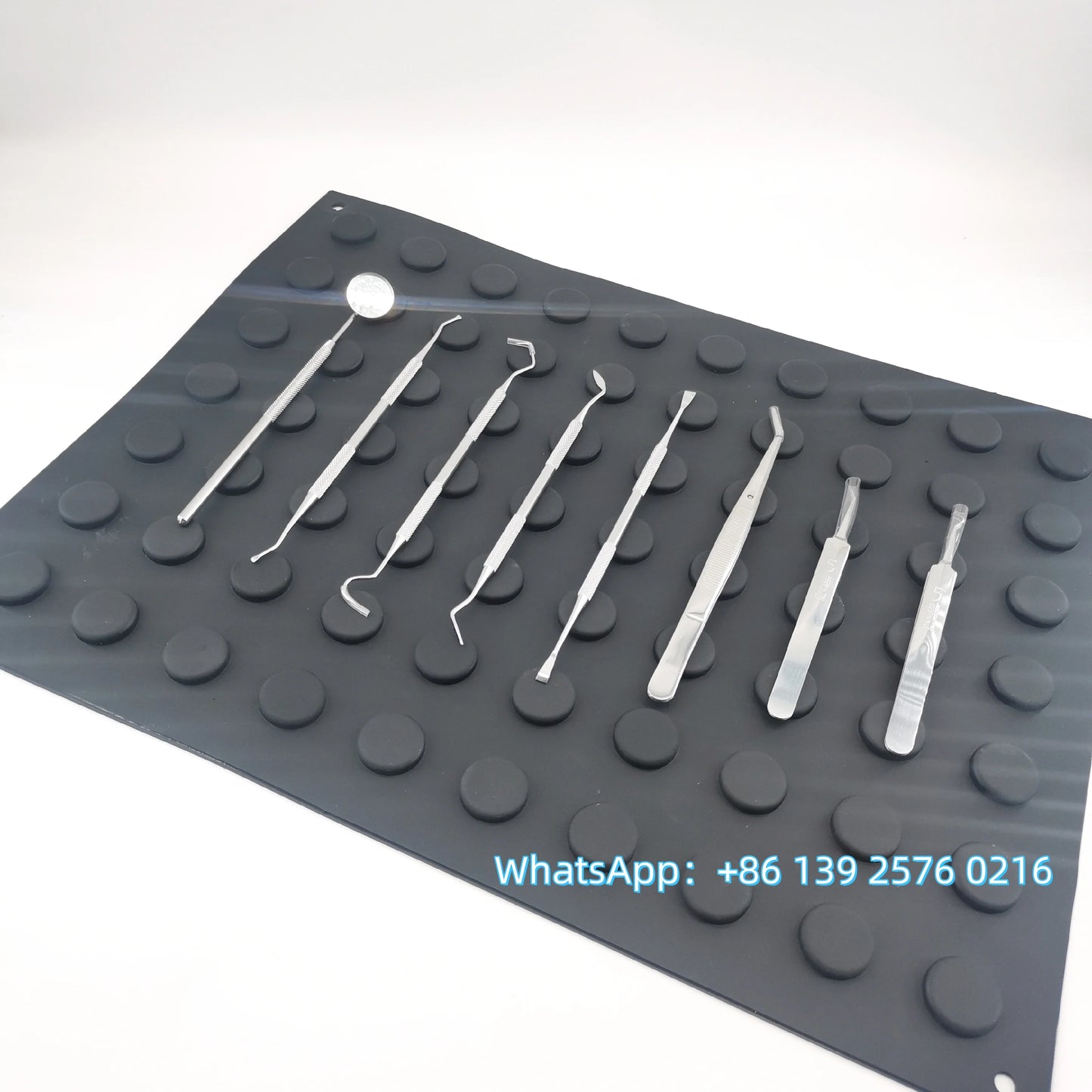 Magnetic Mat Beauty Pedicure Tools Mats Magnet Adsorption Stainless Steel Instrument Non-Slip Accessories Pad