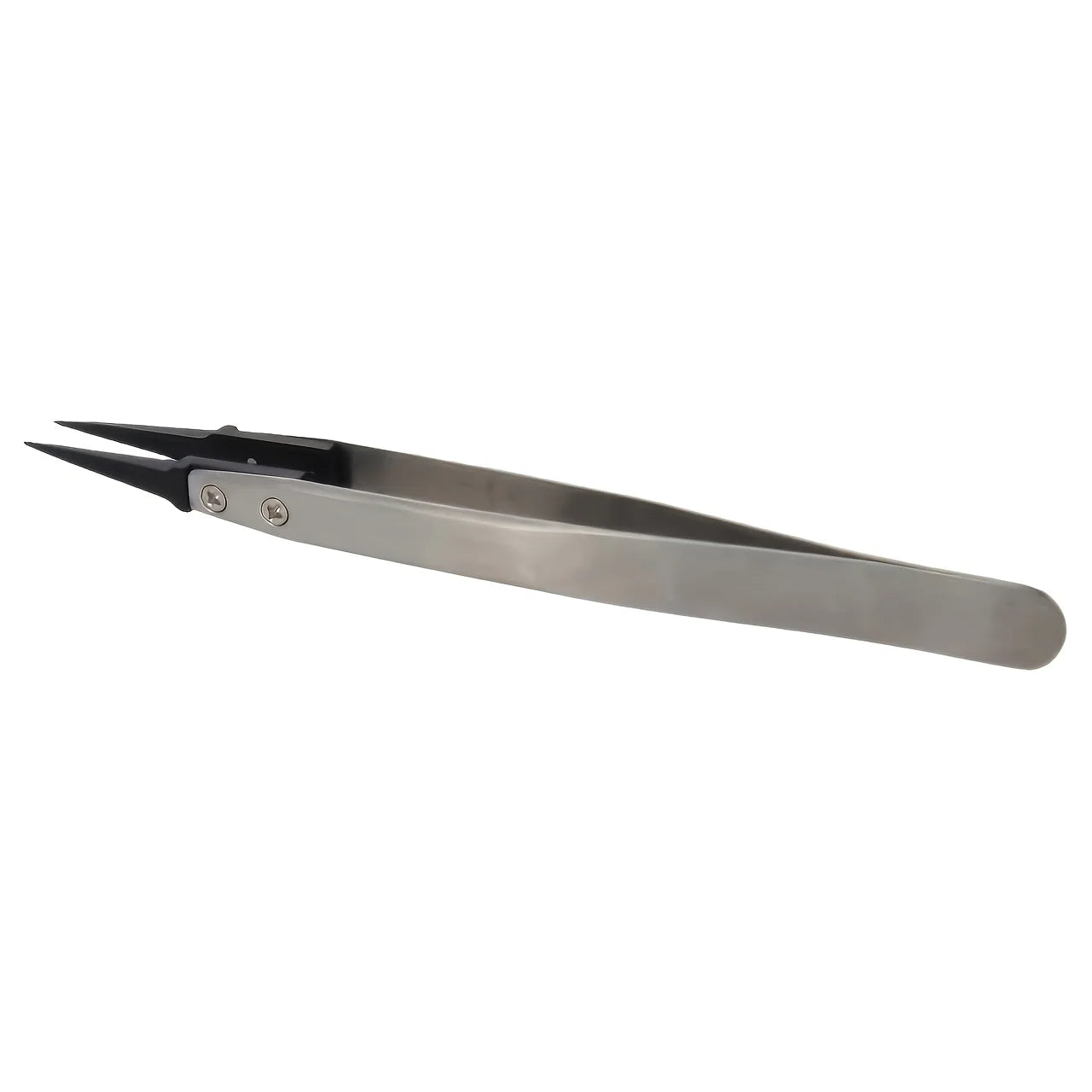ESD anti-static precision tweezers - anti-static tips, heavy-duty metal，suitable for electronics，Electronics & Jewelry Repair