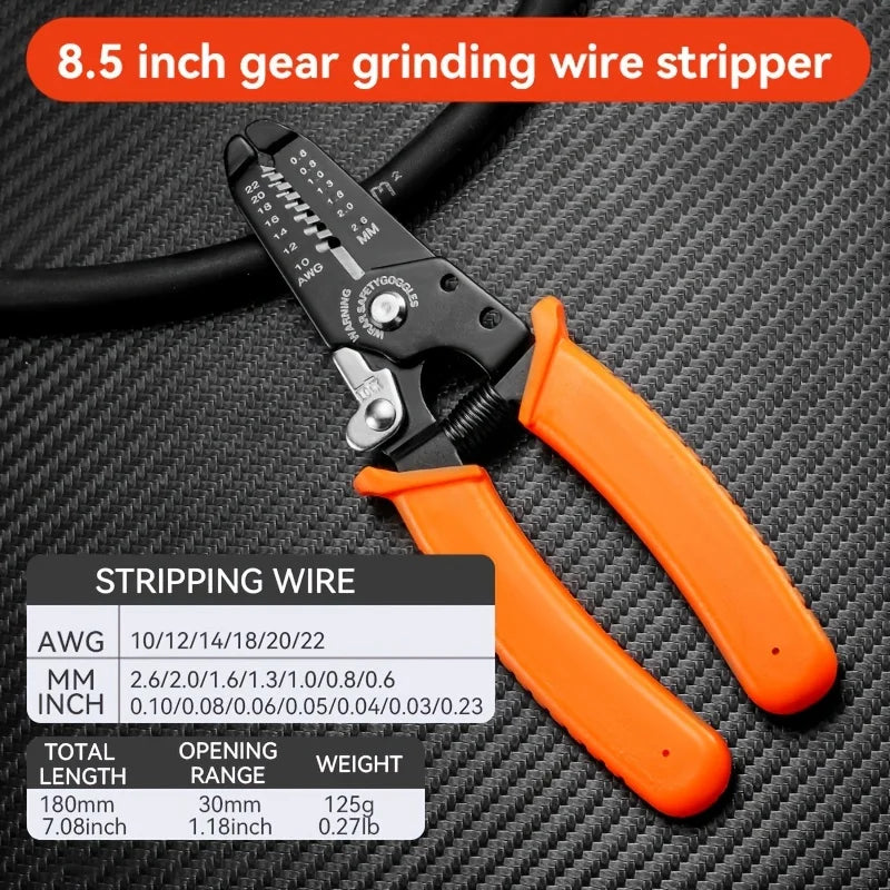 Wire cutters, wire stripping and crimping pliers, wire stripping tools, cable strippers,wiring tools,cablecrimping tools.Labubo.