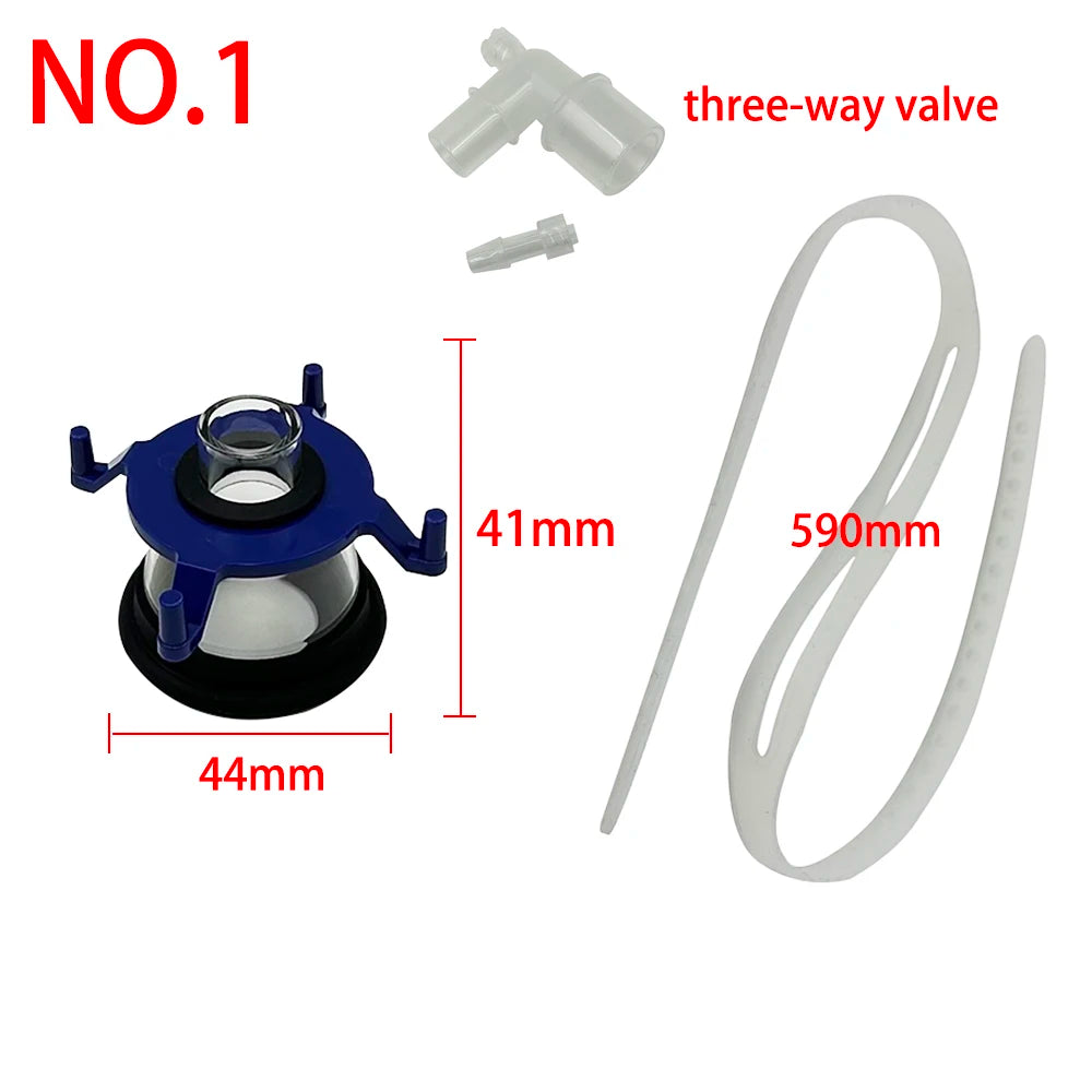 Pet NO.1-NO.6 Anesthesia Mask Dogs Cats Transparency Manual Resuscitator Veterinary Anesthesia Oxygen Mask Pet Care Room