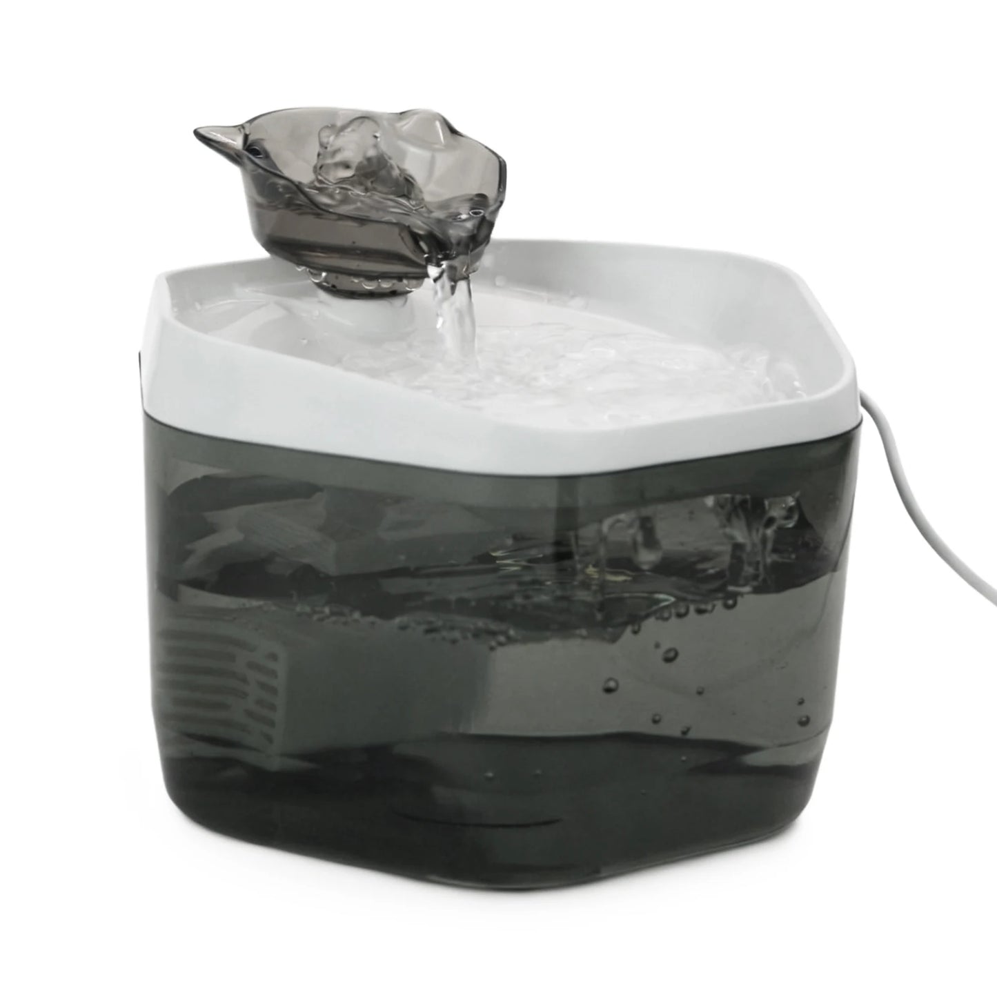 Cat Fountain 1.2L/42.23fl oz Cat Water Dispenser Pet Drinking Fountain, USB Powered - Suitable for Cats/Small to Medium Dogs