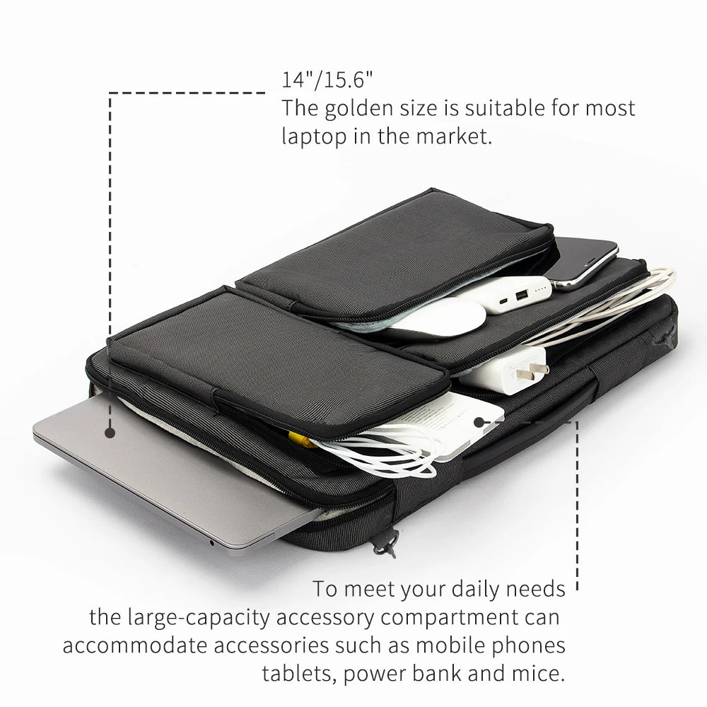 Laptop Case13 14 15.6 inch Carrying Sleeve For Macbook Air M2 13.3 Pro 14 M1 Cover Huawei Xiaomi HP Dell Lenovo Asus Shell BAG