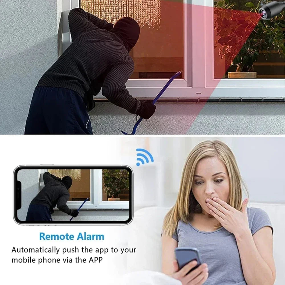 V380 PRO Mini Camera 1080P HD USB Wireless Samll Cameras Night Vision Motion Detection Surveillance Micro Cam Remote Monitoring