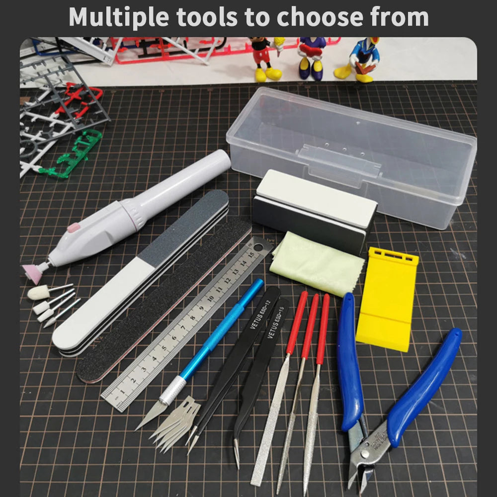 Model Basic Tools for Craft DIY Model Car Hobby Building Repairing Assembly Tool Handmade Scissors Tweezers Building Making Kit