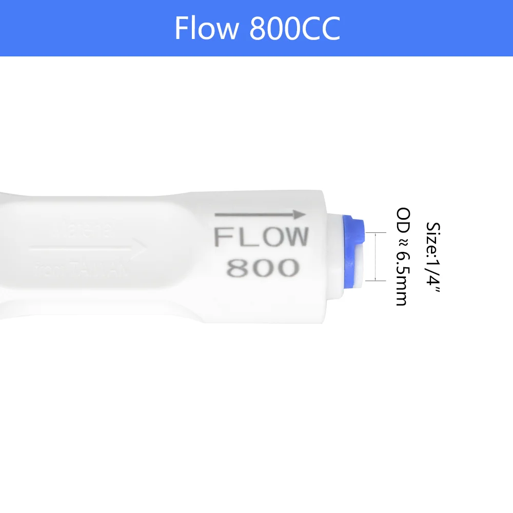 YQBS Waste Water Flow Restrictor  300CC 450CC 800CC 1500CC Regulater 1/4" OD RO Water System Hose Reverse Osmosis