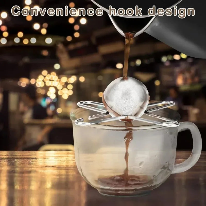 Frozen Ball for Espresso Coffee Reusable Cooling Coffee Tool Stainless Steel Ice Balls Cooling Coffee Flavor Enhancer Gadgets