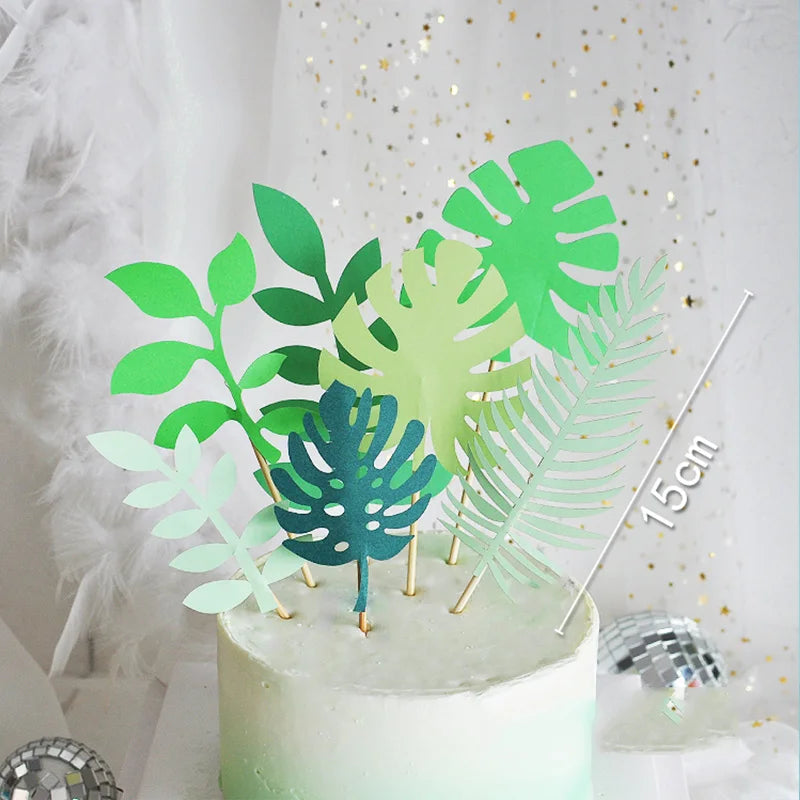 Jurassic Dinosaur Cake Topper Tyrannosaurus Rex Triceratops Pterosaur for Kids Happy Birthday Party Decoration Baby Shower Decor