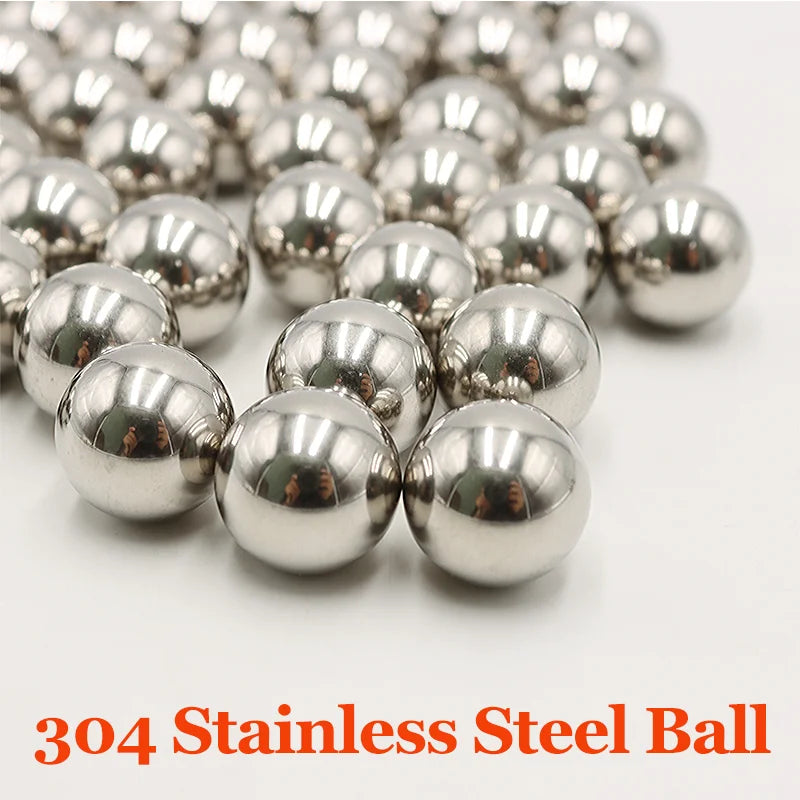 304 Stainless Steel Solid Smooth Round Balls 2 3 4 5 6 7 8 9 10 12-25mm Corrosion and Rust DIY Precision Bearings Roller Beads