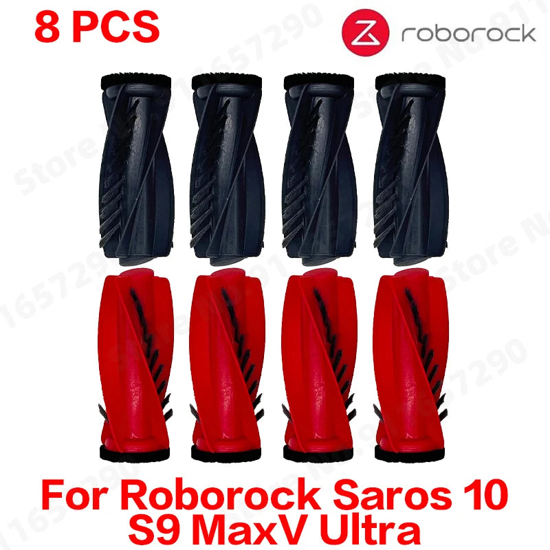 Replacement Parts Compatible for Roborock Saros 10 / S9 MaxV Ultra Main Roller Side Brush HEPA Filter Mop Cloth Dust Bag