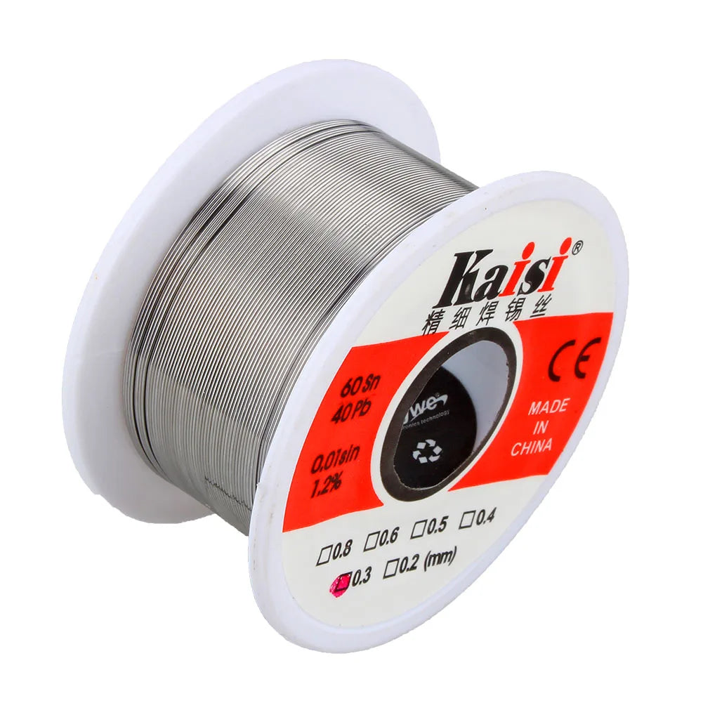 Soldering Tin Wire,Industrial Supplies 50g 0.3mm Tin Rosin Core Solder Soldering Wire Sn60 40 Flux 1.2%