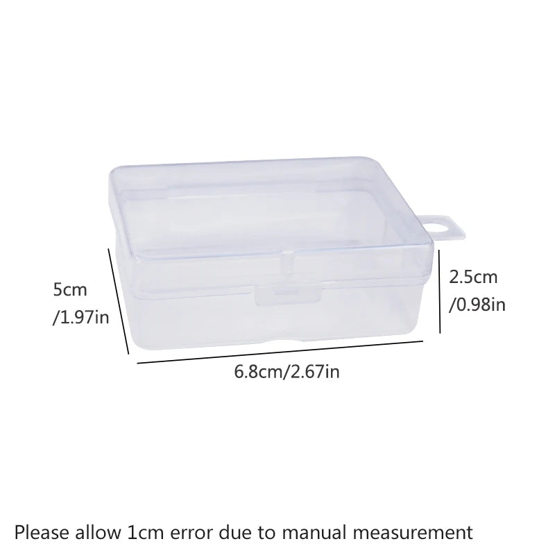 12 Transparent Storage Boxes for Arts and Crafts Parts Small Beads Accessories Storage Boxes