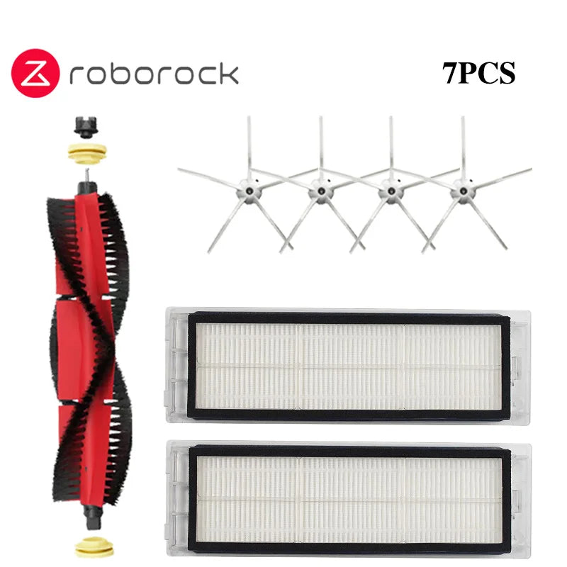 Roborock S5 S50 S51 S55 S6 S60 S6 Pure Vacuum Cleaner Accessories HEPA Filter Mop Cloth Side Main Brush Spare Parts