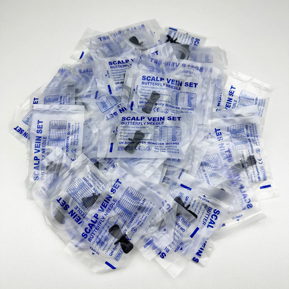 100PCS/Disposable Animal Straight Mouth Butterfly Infusion Needle Double Wing Infusion Needle Pet Care Room