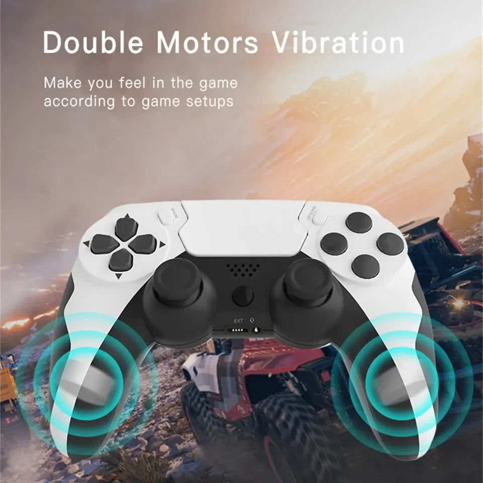 GAMINJA P48 Wireless Gamepad with Six Axis Gyroscope Game Controller For PS4 PS3 Console Wins 7 8 10 Dual Vibration PC Joystick switch controller pubg xbox one xbox one controller xbox one controller