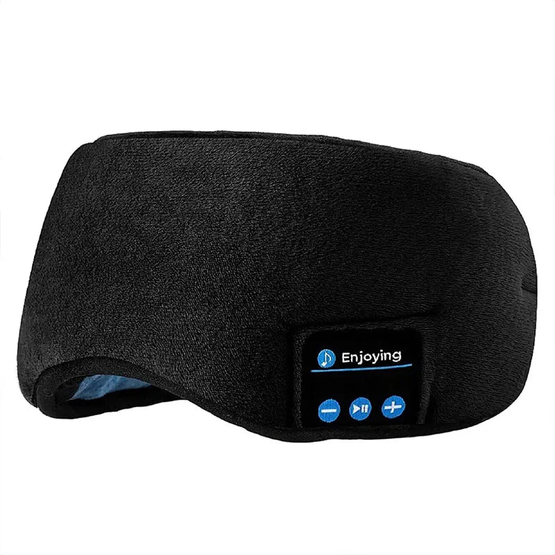 Bluetooth Wireless Headphones Sleeping Eye Mask Earphones Smart Music Sleep Headband Soft Elastic Eye Cover Headset Yoga Travel