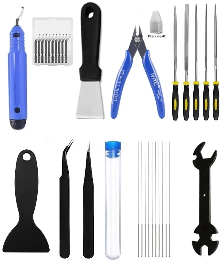 3D Printer Tools Kit, 3D Printer Accessories for All FDM/SLA Printers with Storage Case, for Bambu Lab, Ender 3, Kobra, etc.