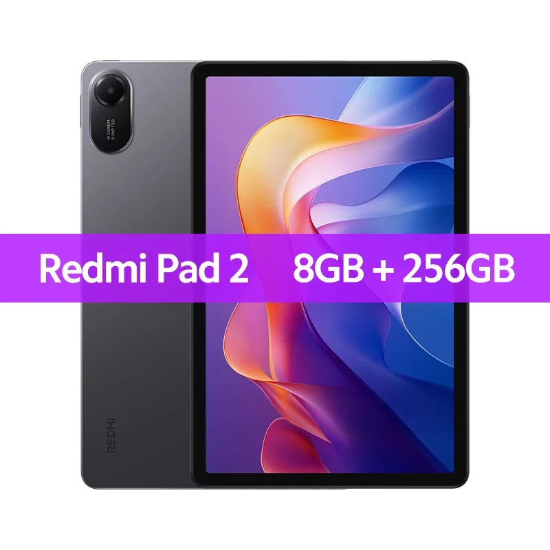 Global Version Xiaomi Redmi Pad 2 Advanced Helio G100-Ultra 11' 2.5K Crystal-Clear Display 9000mAh Battery 18W Fast Charging