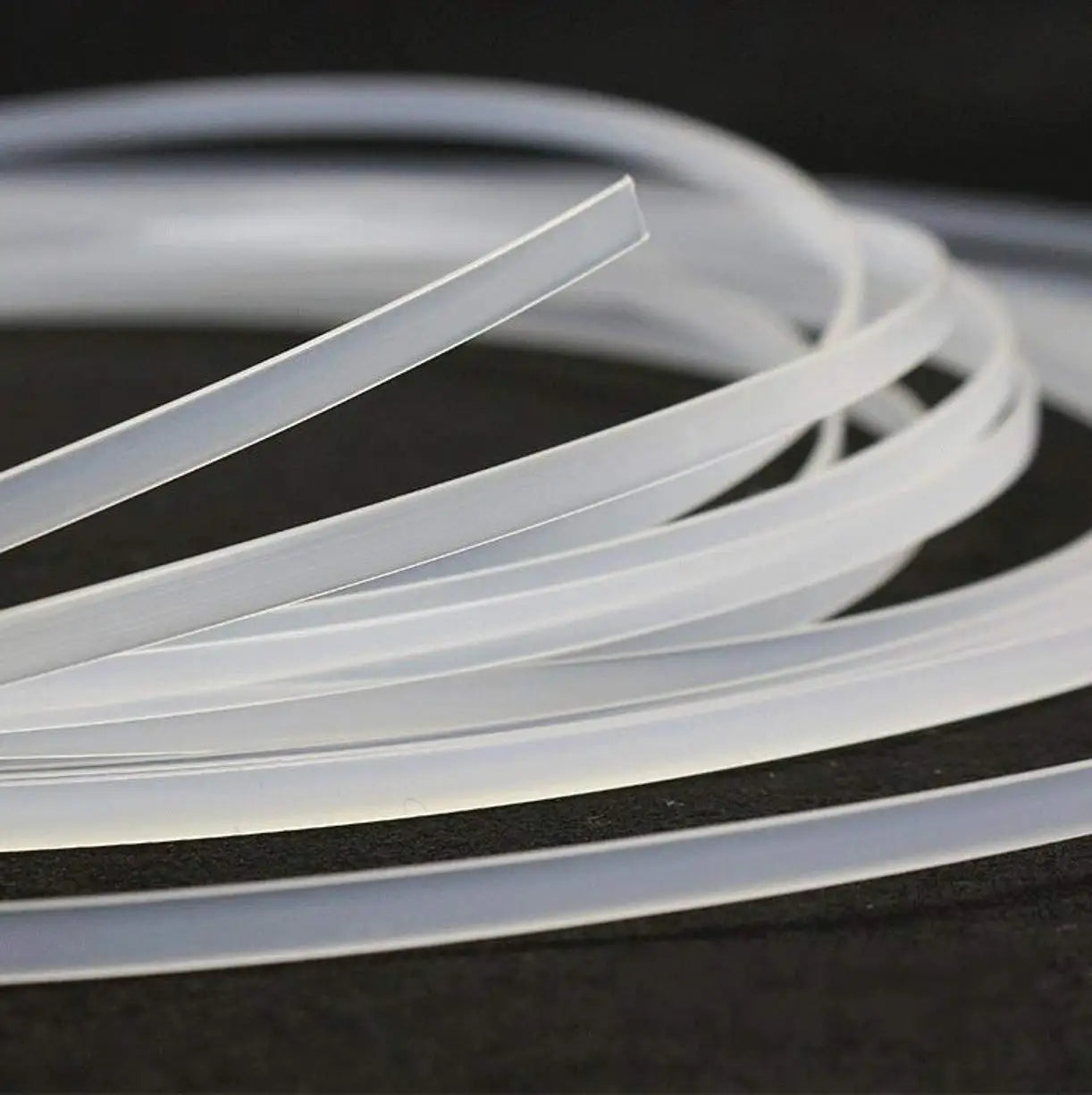 5/10m/Rolls 5-10mm Wide Plastic Boning Corset Webbing Boning,Plastic Boning for Sewing Sew for Wedding Dress Nursing Caps