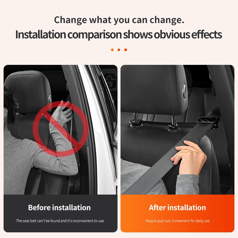 Car seat belt extension fixator Car decoration Car interior sports seat modification accessories General accessories