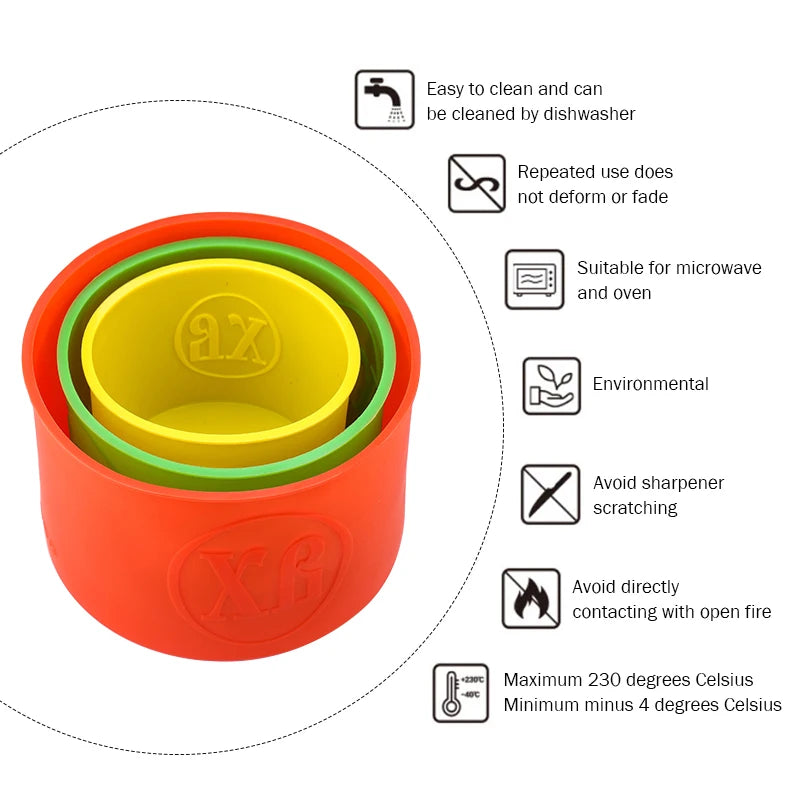 Desserts Baking Mold Tools No-stick Round Silicone Cake Mold Mousse Cake Moulds Deepening of Colored Mold
