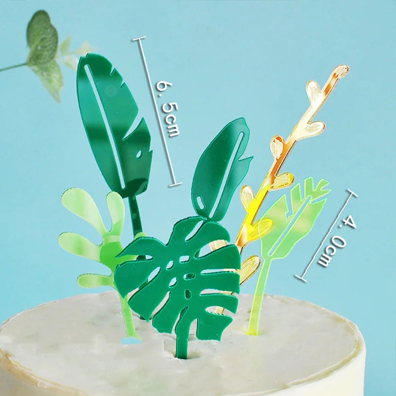 Jurassic Dinosaur Cake Topper Tyrannosaurus Rex Triceratops Pterosaur for Kids Happy Birthday Party Decoration Baby Shower Decor