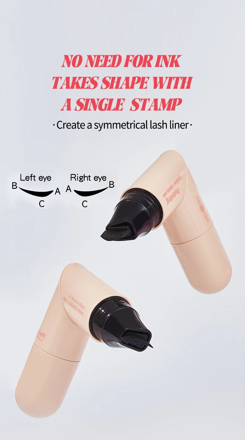 Rotatieve eyeliner pen, snel droge waterdichte anti-zweet, niet gemakkelijk vervagen functie, multifunctionele eyeliner pen, nat