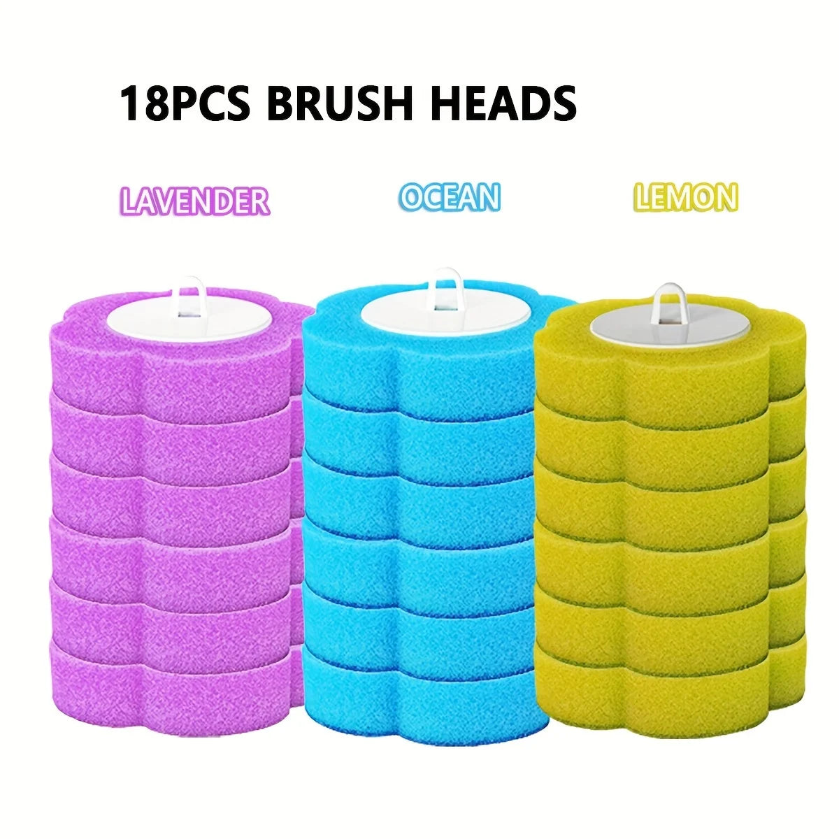 Toilet Brush With Disposable Replacement Head Kits Upgrade Long Handle Bathroom Cleaning Brush For Home Wc Accessories