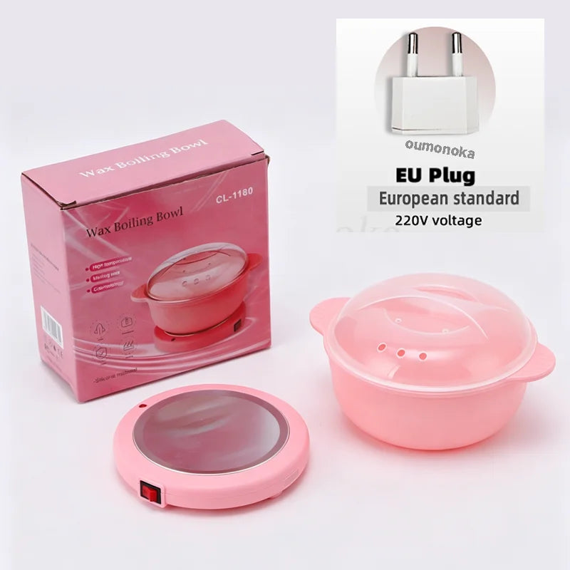 Silicone Depilatory Shaving Wax Heater  Machine for Depilation Professional Home Appliance SPA Paraffin Pot Foldable Wax Heater