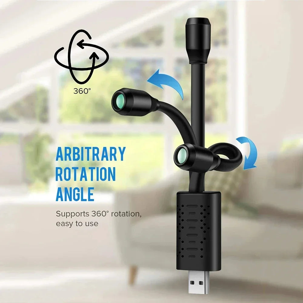 V380 PRO Mini Camera 1080P HD USB Wireless Samll Cameras Night Vision Motion Detection Surveillance Micro Cam Remote Monitoring
