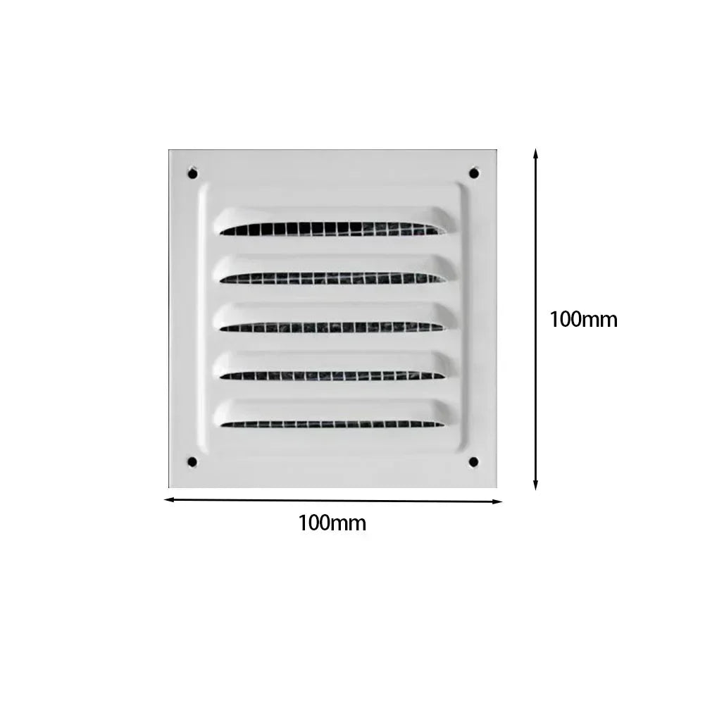 Air Vent Grille Air System Net Cover Screen Exhaust Outlet Window Square Vent Heating Cooling Vents Plate